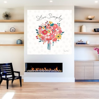 Foto 5 | Foto 5 | Cuadro Decorativo Fine Art Tj Rosas Blancas III Nan Arte Floral Impresión en Lienzo
