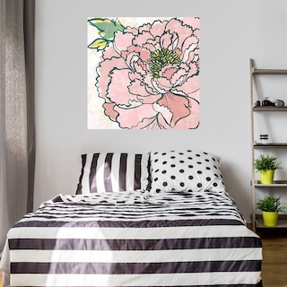 Foto 2 | Foto 2 | Cuadro Decorativo - Peaonias Camiles Rosa - Sue Schlabach - Arte Floral - Impresión En Lienzo - Fine Art Tj