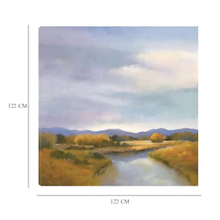 Foto 6 | Foto 6 | Cuadro Decorativo Fine Art TJ 'Orilla del Río' de Teri Jonas 122 x 122 cm