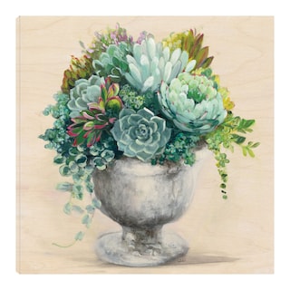 Foto 1 | Foto 1 | Cuadro Decorativo - Suculentas Festivas I - Julia Purinton - Arte Floral - Impresión En Lienzo - Fine Art Tj
