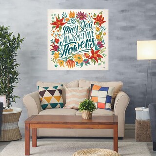 Foto 2 | Foto 2 | Cuadro Decorativo - Pensamientos Felices Iv - Janelle Penner - Impresión En Lienzo - Fine Art Tj
