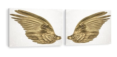 Foto 1 | Foto 1 | Cuadros Alas Angel En Canvas Modernos Set De 2 Alta Calidad