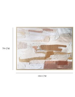 Foto 5 | Foto 5 | Cuadro Decorativo Fine Art Tj ArtFX - Cuarzo Dorado II de Susan Jill 104 x 79 cm