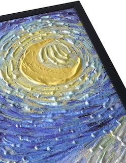 Foto 2 | Foto 2 | Cuadro Decorativo Fine Art Tj  Artfx - Noche Estrellada De Vincent Van Gogh