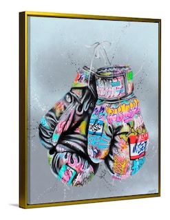 Foto 5 | Foto 5 | Cuadro Decorativo Guantes De Box Grafiti Oficina Gimnasio