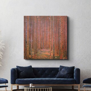 Foto 1 | Foto 1 | Lienzo Tela Canvas El Beso De Klimt 90x90 Hd Alta Calidad