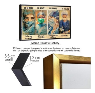 Foto 5 | Foto 5 | Cuadro Decorativo Consultorio Medico Enfermeras Doctoras