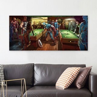 Foto 1 | Foto 1 | Marvel Vs Dc Billar Cuadro Decorativo Canvas 4k Premium