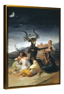 Foto 5 | Foto 5 | El Aquelarre Brujas Francisco De Goya Cuadro Decorativo Canv