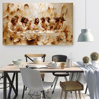 Foto 2 | Foto 2 | Cuadro Ultima Cena En Lienzo Canvas Opción De Marco Flotante