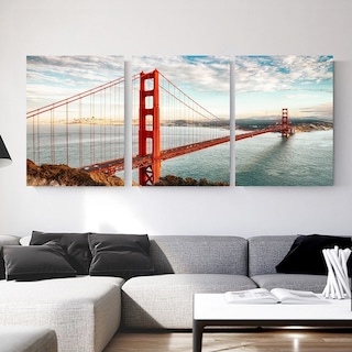 Foto 2 | Foto 2 | Cuadros Panorámicos Ciudades Varios Modelos En Lienzo Canvas