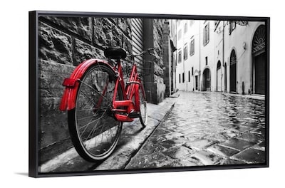 Foto 4 | Foto 4 | Cuadro Bicicleta Retro Vintage En Lienzo Canvas Con Bastidor