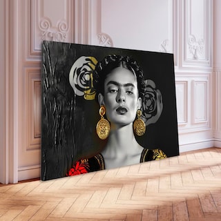Foto 2 | Foto 2 | Cuadro Frida Kahlobelleza Mexicana Lienzo Canvas Grueso  Hd