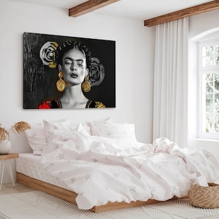 Foto 5 | Foto 5 | Cuadro Frida Kahlobelleza Mexicana Lienzo Canvas Grueso  Hd