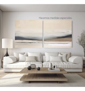 Foto 3 | Foto 3 | Cuadros Canvas Moderno Abstractos Dorados Minimalista Tipo Oleo Apariencia De Textura Canvas Algodón Opción De Marco