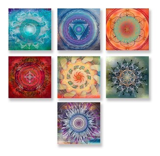 Foto 2 | Foto 2 | Cuadros 7 Chakras Reiki Yoga En Lienzo Canvas Envio Gratis
