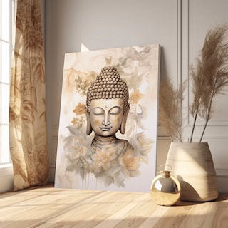 Foto 1 | Foto 1 | Cuadro Buda Pintura Moderno Decorativo Lienzo Canvas 120x90
