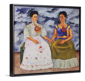 Foto 3 | Foto 3 | Cuadro Las 2 Fridas Kahlo Lienzo Canvas Arte Mexicano