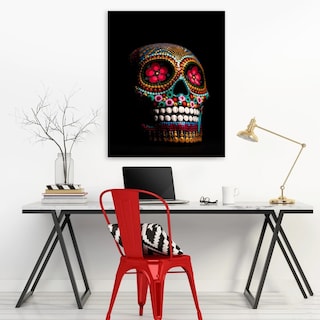 Foto 4 | Foto 4 | Cuadro Lienzo Canvas Calavera Dia De Muertos 120x100