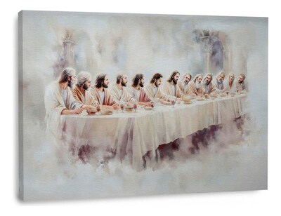 Foto 1 | Foto 1 | Cuadro Ultima Cena En Lienzo Canvas Opción De Marco Flotante