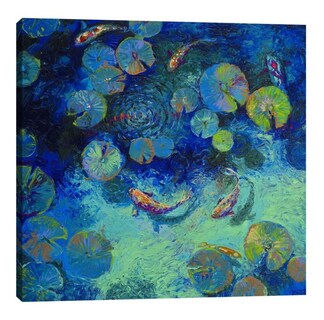 Foto 1 | Foto 1 | Cuadro Canvas Arte Moderno Contemporáneo Peces Koi En Agua