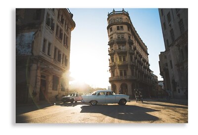 Foto 1 | Foto 1 | Cuadro Carro Vintage Cuba Sala Recamara Canvas Grueso 60x90 Color Multicolor Armazón Bastidor