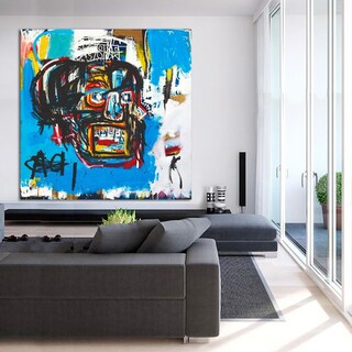 Foto 3 | Foto 3 | Cuadro Arte De Jean-michel Basquiat En Canvas Estilo Galeria