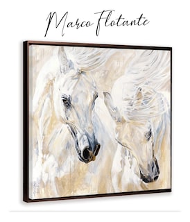 Foto 2 | Foto 2 | Cuadro Pintura Caballos Moderno Estilo Oleo En Canvas