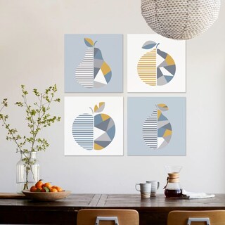 Foto 4 | Foto 4 | Cuadros Decorativos Frutas Minimalistas Para Comedor Canvas