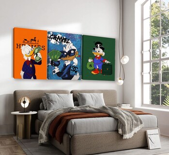 Foto 3 | Foto 3 | Cuadros Alec Monopoly Money Arte Callejero Modernos Canvas