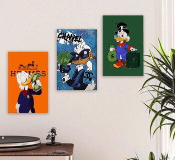 Foto 4 | Foto 4 | Cuadros Alec Monopoly Money Arte Callejero Modernos Canvas