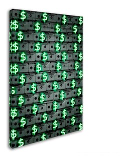 Foto 1 | Foto 1 | Cuadro Moderno Marmol Caja Fuerte Dollars Money En Canvas