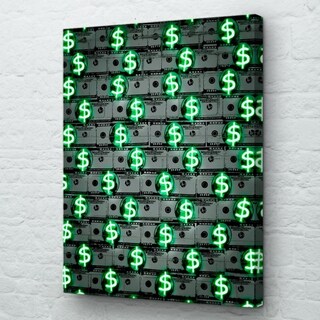 Foto 4 | Foto 4 | Cuadro Moderno Marmol Caja Fuerte Dollars Money En Canvas