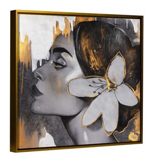 Foto 4 | Foto 4 | Cuadro Moderno Arte Femenino Rostro Mujer Canvas Artístico