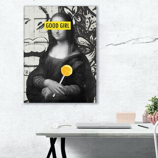 Foto 1 | Foto 1 | Cuadro Monalisa Arte Pop Moderno Canvas Grueso 90x120cm