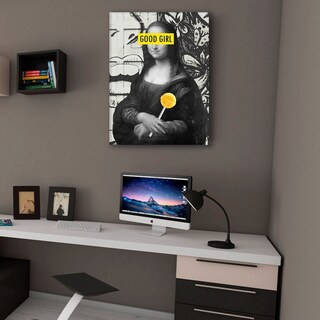 Foto 3 | Foto 3 | Cuadro Monalisa Arte Pop Moderno Canvas Grueso 90x120cm