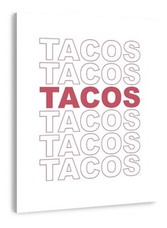 Foto 2 | Foto 2 | Cuadro Tacos Moderno Para Restaurante Comedor Minimalista