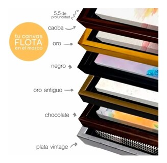 Foto 5 | Foto 5 | Cuadro Canvas Decorativo Mujer Africana Turbante Dorado Hd Color Serenity