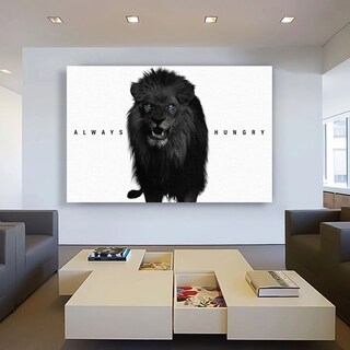 Foto 2 | Foto 2 | Canvas Leon Always Hungry Money Oficina 140x90 Premium