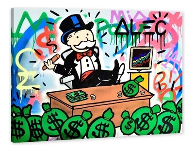 Foto 1 | Foto 1 | Cuadros Alec Monopoly En Canvas Graffiti Art Urban Modernos