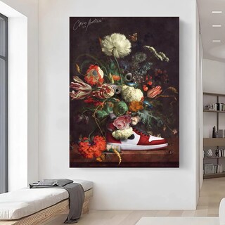 Foto 4 | Foto 4 | Cuadro Grande Nike Tenis Flora Rojo Canvas Hd 130x90 Premium