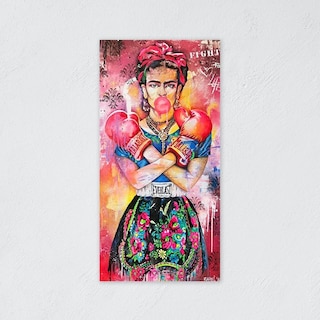 Foto 5 | Foto 5 | Cuadro Decorativo Alec Monopoly Frida Kahlo Box Graffiti