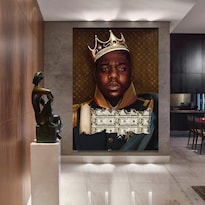 Cuadro Hip Hop Biggie Smalls Crown Notorious Canvas 120x80cm