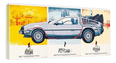 Foto 1 | Foto 1 | Decogaleria Volver Al Futuro Cuadro Moderno 120x60cm.