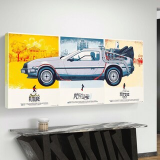 Foto 2 | Foto 2 | Decogaleria Volver Al Futuro Cuadro Moderno 120x60cm.