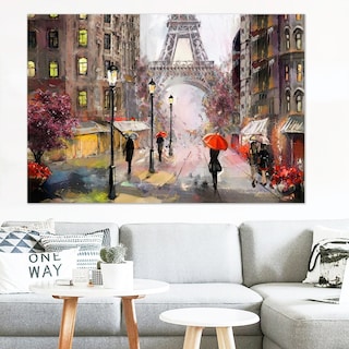 Foto 2 | Foto 2 | Cuadro Canvas Paris Tipo Oleo Grande 1x1.6mt Alta Calidad
