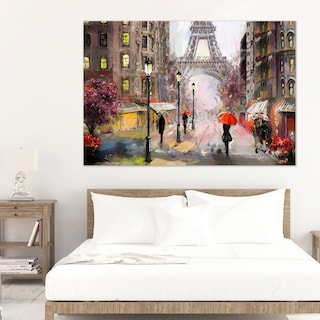 Foto 3 | Foto 3 | Cuadro Canvas Paris Tipo Oleo Grande 1x1.6mt Alta Calidad