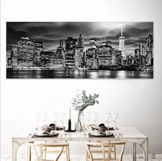 Foto 3 | Foto 3 | Cuadro Nueva York Decorativo Moderno En Canvas Panorámica Hd