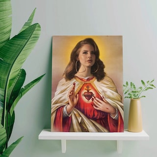 Foto 1 | Foto 1 | Cuadro Lana Del Rey Santa Virgen Canvas Grueso Colores Vivos