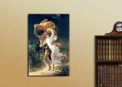 Foto 3 | Foto 3 | Cuadro Decorativo Arte Clásico En Lienzo Canvas Hd La Huida